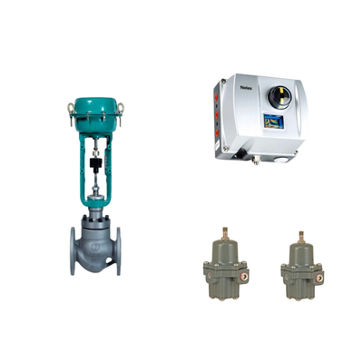 วาล์วควบคุมปนูมาติกของจีน Neles ND9000 อินเทลเลนท์วาล์ว Positioner กับ Fisher 67CFR กําหนดการกรอง