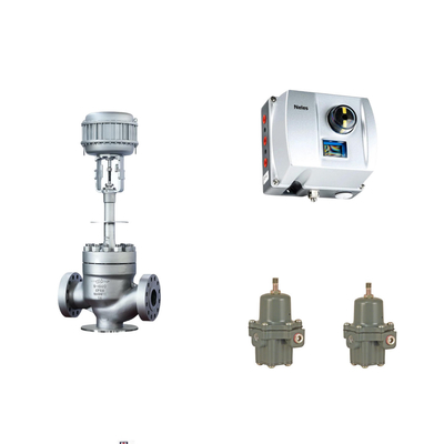 วาล์วควบคุมปนูมาติกของจีน Neles ND9000 อินเทลเลนท์วาล์ว Positioner กับ Fisher 67CFR กําหนดการกรอง
