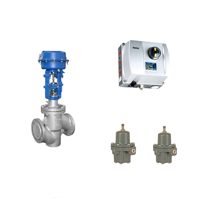 วาล์วควบคุมปนูมาติกของจีน Neles ND9000 อินเทลเลนท์วาล์ว Positioner กับ Fisher 67CFR กําหนดการกรอง