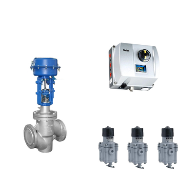 วาล์วควบคุมปนูมาติกของจีน Neles ND9000 อินเทลเลนท์วาล์ว Positioner With Masoneilan 78-40 กําหนดการกรอง
