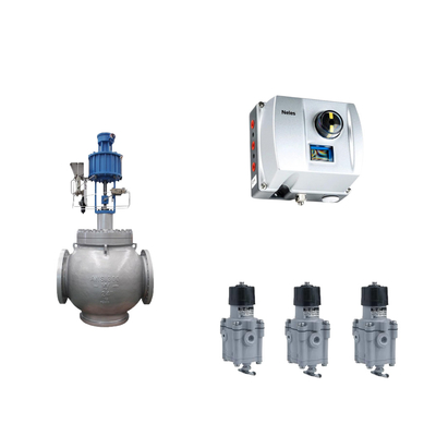 วาล์วควบคุมปนูมาติกของจีน Neles ND9000 อินเทลเลนท์วาล์ว Positioner With Masoneilan 78-40 กําหนดการกรอง