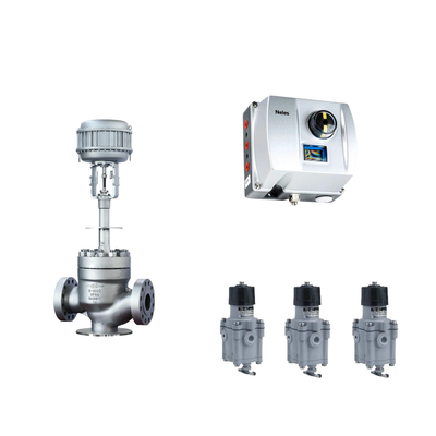 วาล์วควบคุมปนูมาติกของจีน Neles ND9000 อินเทลเลนท์วาล์ว Positioner With Masoneilan 78-40 กําหนดการกรอง