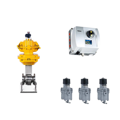 วาล์วควบคุมปนูมาติกของจีน Neles ND9000 อินเทลเลนท์วาล์ว Positioner With Masoneilan 78-40 กําหนดการกรอง
