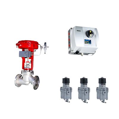 วาล์วควบคุมปนูมาติกของจีน Neles ND9000 อินเทลเลนท์วาล์ว Positioner With Masoneilan 78-40 กําหนดการกรอง
