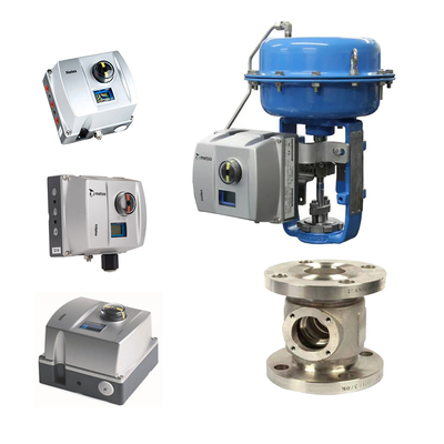 วาล์วควบคุมจีนที่มี Neles Mesto Valve Positioner ND9000 ซีรีส์ ND9106HX8T, ND9103HX8T และเครื่องขับเคลื่อนปนามติก