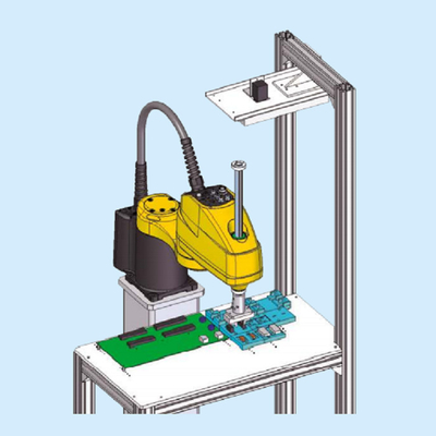 มินิ Scara Robot SR-3iA Of 4 Axis Industrial Manipulator สําหรับการประกอบและการจัดการวัสดุ