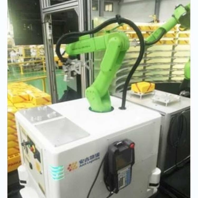 6 Axis Robotic Arm Fanuc CR-15iA กับ CNGBS Robot Gripper สําหรับการทํางาน Cnc เป็นหุ่นยนต์ร่วมมือ