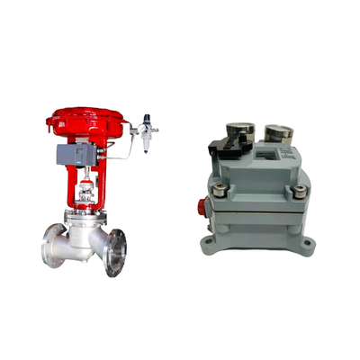วาล์วควบคุม Pneumatic จีนกับ Masoneilan SVI2-21123121 วาล์ว Positioner และ ASCO วาล์ว Solenoid