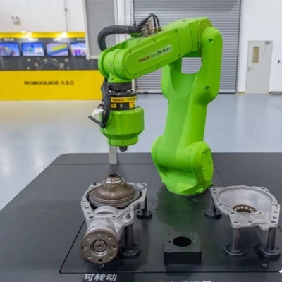 Fanuc Robotic Arm 6 Axis CRX-20iA/L พร้อม CNGBS Robot Guide Rail สําหรับการทํางานเป็นหุ่นยนต์โคบอต