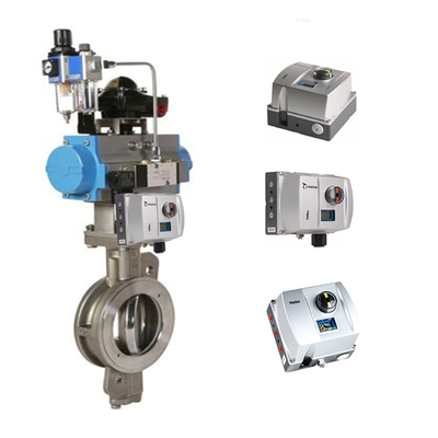 วาล์วควบคุมจีนพร้อมเครื่องตั้งตําแหน่ง DN900 Neles Valve Positioner ND9103HX8T ND9106HX8T ND9203HE8T ND9206HE8T