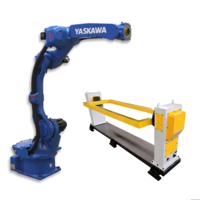 MOTOMAN GP12 Yaskawa แอร์มหุ่นยนต์ปั่น พร้อมเครื่องตั้งตําแหน่ง CNGBS สําหรับอุปกรณ์ปั่น OEM