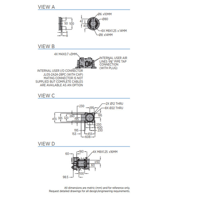 หุ่นยนต์อุตสาหกรรม GP35L ของ YASKAWA ด้วยภาระประโยชน์ 35KG เป็นแขนหุ่นยนต์สําหรับการจัดการวัสดุ