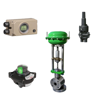 วาล์วควบคุมปนิวเมติกกับซัมสัน 3730-3 Positioner และ Fisher 377 ความดันตรวจจับ