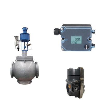 วาล์ว Globe กับ Samson 3725 Electropneumatic Positioner และ Fisher 846 Electro Pneumatic Transducer