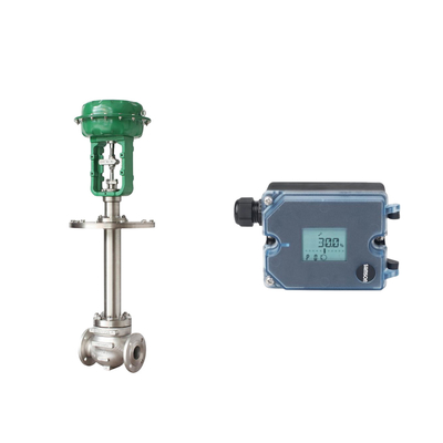 แซมสัน 3725 Electropneumatic Positioner และ Burkert ประเภท 5404 วาล์ว Solenoid ใช้สําหรับวาล์วควบคุม
