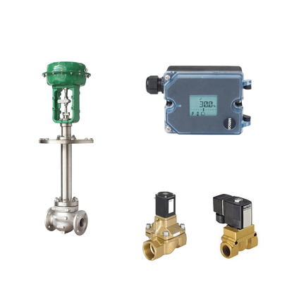 แซมสัน 3725 Electropneumatic Positioner และ Burkert ประเภท 5404 วาล์ว Solenoid ใช้สําหรับวาล์วควบคุม