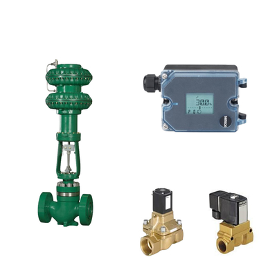 แซมสัน 3725 Electropneumatic Positioner และ Burkert ประเภท 5404 วาล์ว Solenoid ใช้สําหรับวาล์วควบคุม
