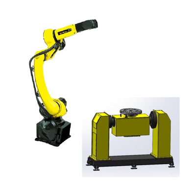 FANUC Robot M-10iD/12 Of 6 Axis Industrial Robot Arm With CNGBS Welding Positioner สําหรับการปั่น