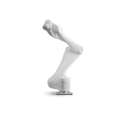 แขนหุ่นยนต์ร่วมมือ UR 10e Of 6 Aixs Cobot พร้อมภาระ 10KG พร้อมฝาหุ่นยนต์สําหรับการปั่น