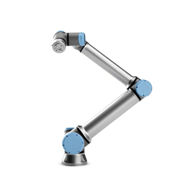 แขนหุ่นยนต์ร่วมมือ UR 10e Of 6 Aixs Cobot พร้อมภาระ 10KG พร้อมฝาหุ่นยนต์สําหรับการปั่น