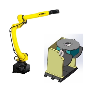 Fanuc M-10iD/8L As 6 Axis Robot Arm สําหรับขายของหุ่นยนต์อุตสาหกรรมที่มีเครื่องวางตําแหน่งการปั่น