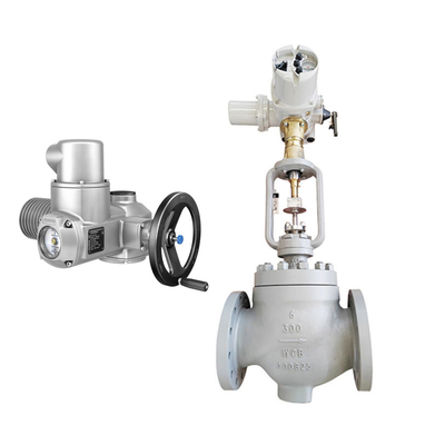Auma อิเล็กทริก Acatuator กับชีส อิเล็กทริก Ball Vavle Globe Valve สําหรับการควบคุมวาล์ว