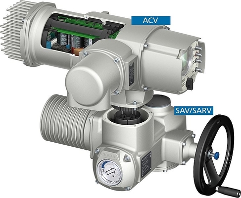 Auma อิเล็กทริก Acatuator กับชีส อิเล็กทริก Ball Vavle Globe Valve สําหรับการควบคุมวาล์ว