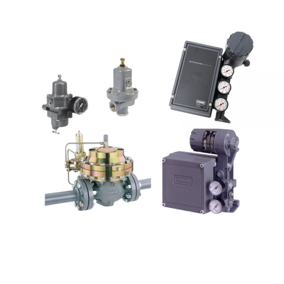 ชัดเจน throttling Fisher 3620J Electro ปนิวเมติก Valve Positioner กับ Fisher กําหนดการและ ASCO วาล์ว Solenoid