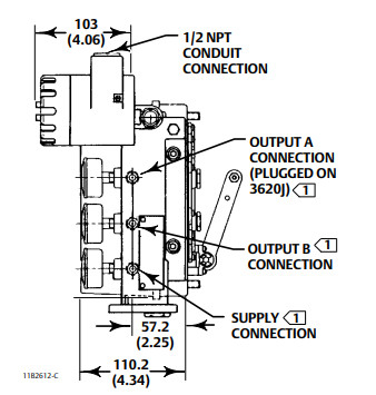 คุณภาพดี เครื่องวางตําแหน่งวาล์วไฟฟ้าปนิวเมติก Fisher 3620J ใช้กับเครื่องปั่นหมุนการทํางานคู่เดียวในคลัง