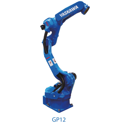 GP12 Yaskawa อุตสาหกรรมเป็น 6 แกนหุ่นยนต์แขนกับหุ่นยนต์ Dress Pack สําหรับการจัดการวัสดุ