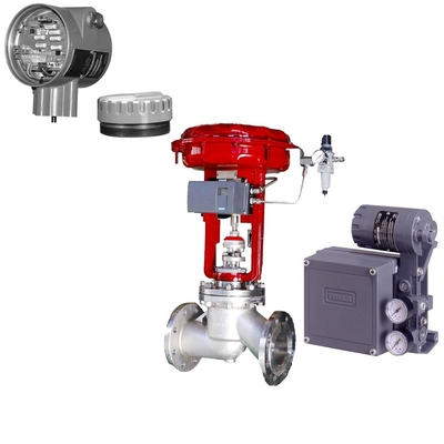 วาล์วโลกจีนกับแท้ใหม่ Emerson Fisher 4211 ส่ง Fisher 3582i วัลล์ปอยซิชั่น