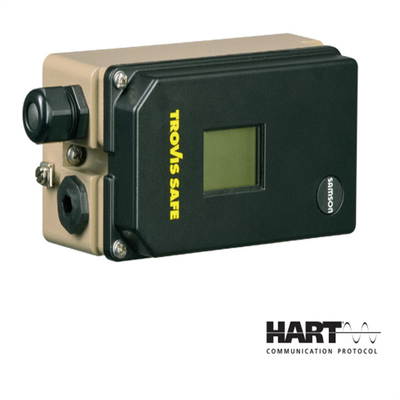 ซัมสัน 3730-6 เครื่องตั้งตําแหน่งที่มีการสื่อสาร HART และเซ็นเซอร์ความดัน ซีรีย์ 3730 และ 3701 วาล์วโซเลนอยด์