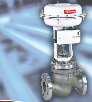 การลดความดันและ desuperheating สถานีที่มี Flowserve วาล์ว Actuator และ Flowserve วาล์ว Positioner 520md Logix