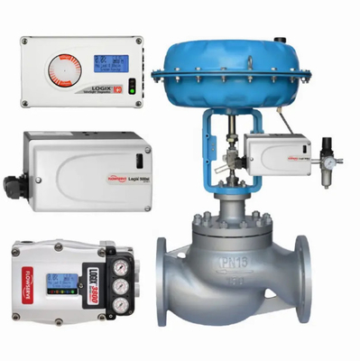 วาล์วควบคุมทองแดงกับ Flowserve Logix 510MD/510si-15 วาล์ววางตําแหน่งและ Masoneilan 78-40 วาล์วลดความดัน