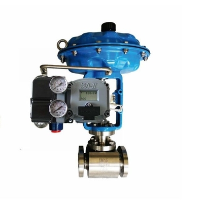 สแตนเลสสแตนเลส วาล์วควบคุมใช้ Masoneilan SVI2-21123121 วัลล์ววางตําแหน่งและ Fisher SR5 ระบบควบคุมสุขภาพ