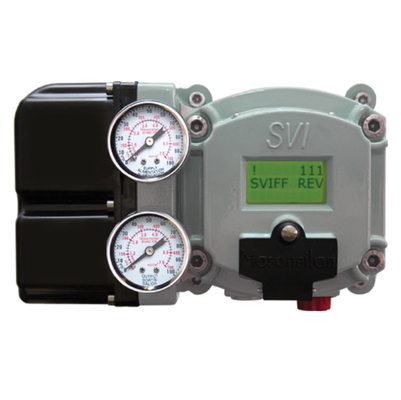สแตนเลสสแตนเลส วาล์วควบคุมใช้ Masoneilan SVI2-21123121 วัลล์ววางตําแหน่งและ Fisher SR5 ระบบควบคุมสุขภาพ