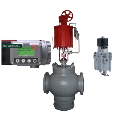Masoneilan SVI3-21121212 ระบบตั้งแวลล์ BR400 เครื่องขยายแรงปนูเมติก 78-40 แวลล์ลดความดัน