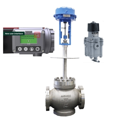 ประเทศจีน DN200 ระบบควบคุมวาล์วด้วย Masoneilan SVI3-21111112 ระบบวางวาล์ว 78-40 ระบบลดความดัน