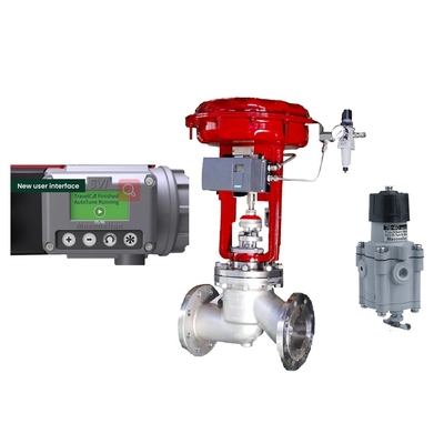 ประเทศจีน DN200 ระบบควบคุมวาล์วด้วย Masoneilan SVI3-21111112 ระบบวางวาล์ว 78-40 ระบบลดความดัน