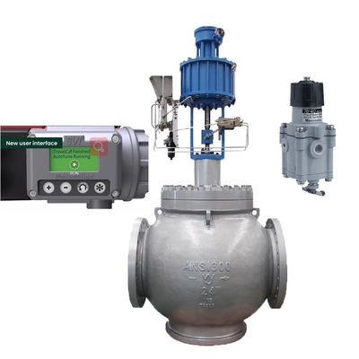 ประเทศจีน DN200 ระบบควบคุมวาล์วด้วย Masoneilan SVI3-21111112 ระบบวางวาล์ว 78-40 ระบบลดความดัน