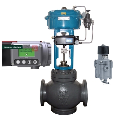ประเทศจีน DN200 ระบบควบคุมวาล์วด้วย Masoneilan SVI3-21111112 ระบบวางวาล์ว 78-40 ระบบลดความดัน