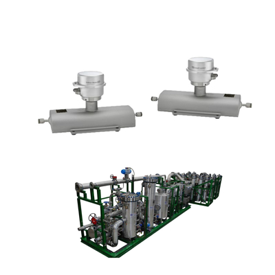 สกีดน้ํามันเชื้อเพลิงที่มี Proline Promass ที่มีความแม่นยําและแม่นยํามาก A 100 Coriolis Endress + Hauser Flowmeter
