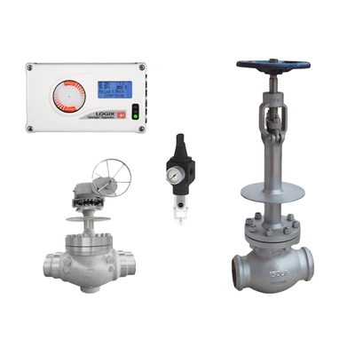 เครื่องตั้งตําแหน่งดิจิตอล Flowserve Logix 520MD เครื่องตั้งตําแหน่งวาล์วควบคุมความจุของน้ํามันอากาศ