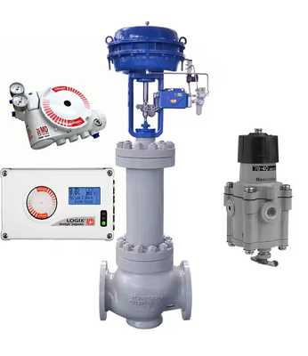 Flowserve Logix 520md Electro Pneumatic Control Positioner พร้อมเครื่องดําเนินวาล์วจีน