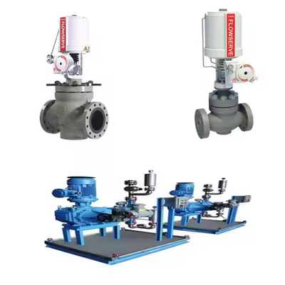 การลดความดันและ desuperheating สถานีที่มี Flowserve มาร์คหนึ่ง การควบคุมวาล์ว Valtek Actuator และ 3200MD วัลล์ว Positi