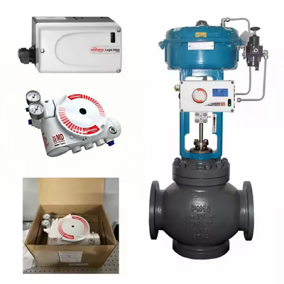Flowserve Foxboro Valve Positioner 3200MD พร้อมวาล์วควบคุมกระพริกและ 67CFR กําหนดการกรอง ASCO Solenoid Valve