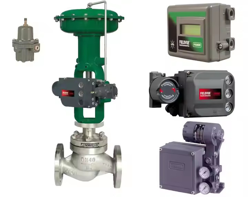 ซัพพลายเออร์ สต็อค ชิ้นส่วนของวาล์วจีน ด้วย Fisher วัลล์ว Positioner และ ASCO 210 วัลล์ว Solenoid และ 78-40 กําหนดความดันกรอง