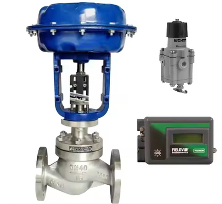 ซัพพลายเออร์ สต็อค Fisher DVC2000 วัลล์ฟตําแหน่งกับ 67CFR-224 EMERSON วัลล์ฟควบคุมความดัน
