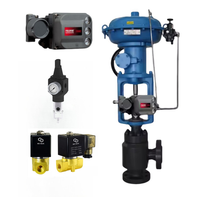 ใหม่ใหม่ Fischer DVC6200 ปุ่มปุ่มฉลาด Positioner ซัมสัน Positioner กับฮาร์ทและปุ่มปุ่ม Pneumatic