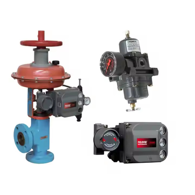 โรงงานวัลล์วควบคุมปนูมาติกของจีน พร้อมกับ Fisher Fieldvue DVC6200 เครื่องตั้งตําแหน่งวัลล์วดิจิตอล และเครื่องควบคุม 67CFR-239